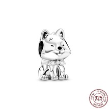 Sterling Silver Puppy Castle beads Pendant Pandora 925 Original Charm br... - £15.68 GBP