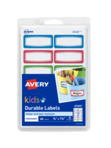 Avery Kids Durable Labels, Permanent, Assorted Colors, 3/4&quot; x 1-3/4&quot;, 60... - $106.21 MXN