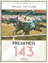 2018 - 143rd Preakness Stakes program - JUSTIFY - MINT - £11.79 GBP