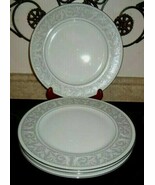 4pc Imperial China W Dalton WHITNEY 5671 10.5&quot; Dinner Plate Set Japan EUC - €42,68 EUR