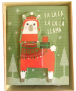 Llama Boxed Christmas Cards Boxed 3 D Cut Out 18 cards and Envelopes  - $21.44