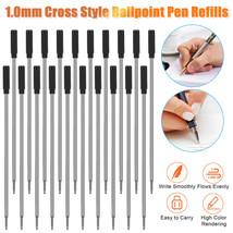 20Pcs Cross Style Ballpoint Pen Refills Smooth Flow Ink 1.0mm Medium Poi... - £14.38 GBP