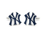 NEW YORK YANKEES CUFFLINKS Baseball Team Fan Blue Enamel NY NEW with GIF... - $14.95