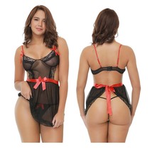 Sexy Sheer Dress, Sheer See Through Lingerie, Lingerie Bodysuit - £15.65 GBP