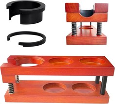 Espresso Spring Loaded Tamping Station, Sapele Wood, 2-Tier, 51,58mm, Re... - $461.15 MXN