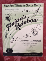 RARE Sheet Music Finian&#39;s Rainbow How Are Things in Glocca Morra Harburg Lane - £12.87 GBP