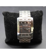 Caravelle New York Bulova Tank Silver Tone 43A118 Fresh Battery Keeps Time - $1,380.20 MXN