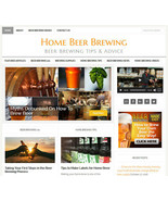 HOMEBREWING CRAFT BEER BREWING blog website business for sale AUTO UPDATING - £71.34 GBP