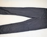 Levi&#39;s 100% Cotton Navy Blue Gray Pants Mens W32 L34 Zip Fly Slim Straig... - $29.02