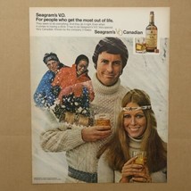 1972 Seagrams VO Canadian Whisky Mayflower Means Moving Print Ad 10.5x13&quot; - £5.74 GBP