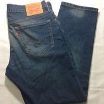 Men Levi&#39;s 541 Straight Leg Jeans - Dark Wash - Sz 33x30 Excellent EUC - £18.34 GBP