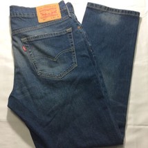 Men Levi&#39;s 541 Straight Leg Jeans - Dark Wash - Sz 33x30 Excellent EUC - £17.53 GBP