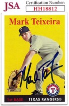 Mark Teixeira signed 2007 Topps Heritage Baseball On Card Auto #360- JSA #HH1881 - £23.85 GBP