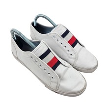 Tommy Hilfiger Athletic Shoes Twanni Slip On Sneaker Womens Size 9 White Leather - £27.06 GBP