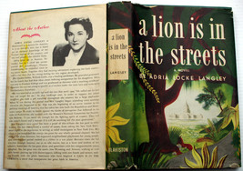 Adria L Langley A Lion Is In The Streets 1945 James Cagney Huey Long Hcdj - $9.65