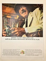 CANADIAN DRY - Quinine - Bitter Pill To Take - 1964 Vintage Print Ad - $11.93