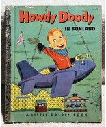 1953 Little Golden Book Howdy Doody In Funland &quot;A&quot; 1st Edition Edward Kean - $94.08 MXN