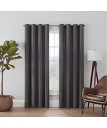 Eclipse 63&quot;x52&quot; Rowland Blackout Curtain Panel (One Panel) Charcoal - £14.94 GBP