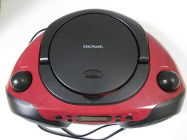 Blackweb Blutooth CD FM Boombox Player Model BWA17AA003 RS - $24.60