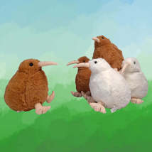 20CM Kiwi Bird Plush Toy Cute Stuffed Animal Toy for Children Kids Doll Soft Car - £3.37 GBP
