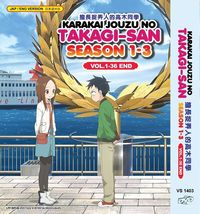 DVD Anime ~ENGLISH DUBBED~ Karakai Jouzu No Takagi-san Season 1-3 (Vol.1-36 End) - £59.87 GBP