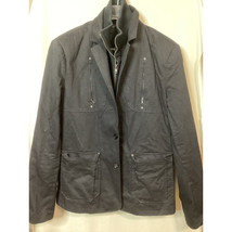 Guess Full Zip/button Men’s Jacket Black Size XL - $21.04