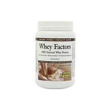 Natural Factors, 100% Natural Whey Protein, Double Chocolate, 12 Ounces - £22.02 GBP