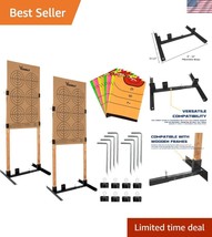 Eco-Friendly Adjustable Target Stand with Size Indicators - Metal Base 2... - $71.99