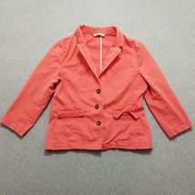 Old Navy Blazer Jacket Womens Large Pink Pockets Buttons - $324.43 MXN