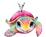 Acrylic Car Ornament Backpack Accessory Decor - New - Colorful Turtle - £10.35 GBP