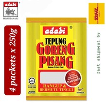 Adabi Popular Malaysia Banana Fritter Flour 4packs x 250g- fast shipment... - £54.30 GBP