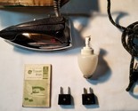 GE Travel Iron ~ Domestic &amp; Overseas ~ Model F49 ~ 120 or 230 Volts ~ 70... - $29.92