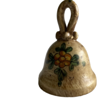 Gubbio Italian Pottery Bell CA Rossi Hand Painted Made Italy  3 1/2&quot;H Vi... - £23.95 GBP