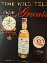 1954 Esquire Original Art Ad Advertisement GRANT&#39;s Scotch Whisky Front C... - £8.63 GBP