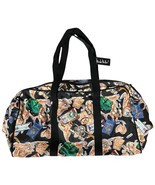 Vintage 1990s Nicole Miller Novelty Travel Theme Map Print Duffle Bag 21... - $44.94 CAD