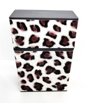 Fujima Animal Print Textured Push Open King Size Cigarette Case - $8.90