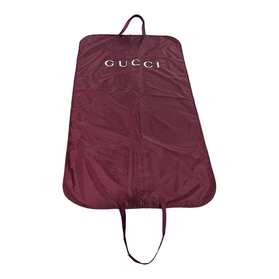 Primary image for Gucci Burgundy Dust Cover Garment Bag 54”X 29”. * Pre-Owned*