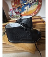 Black Genuine Leather  Toddler Little Kids Baby Josmo Walker Shoes Size ... - $24.75