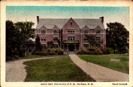 Durham NH ~University of NH~Smith Hall~Frank swallow~Hand Color POSTCARD BK46 - £4.74 GBP