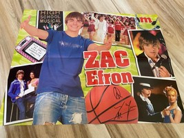 Zac Efron Chris Brown teen magazine poster clippings teen idols mutli ph... - $76.03 MXN