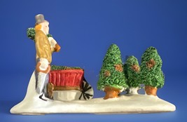 Vintage 1992 Lemax Christmas Village Tree Harvest  Town Decor Accesory W... - $12.99