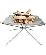 Rootless Portable Outdoor Firepit- Collapsible Steel Mesh Fireplace - £30.68 GBP