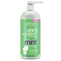 NEW Alba Botanica Sparkling Mint Emollient Body Wash 32 Fl Oz - £19.52 GBP