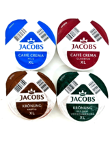 TASSIMO Jacobs Coffee pods VARIETY Pack: 4 Kinds -XL CUPS-FREE SHIPPING - $9.89