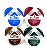 TASSIMO Jacobs Coffee pods VARIETY Pack: 4 Kinds -XL CUPS-FREE SHIPPING - £7.75 GBP