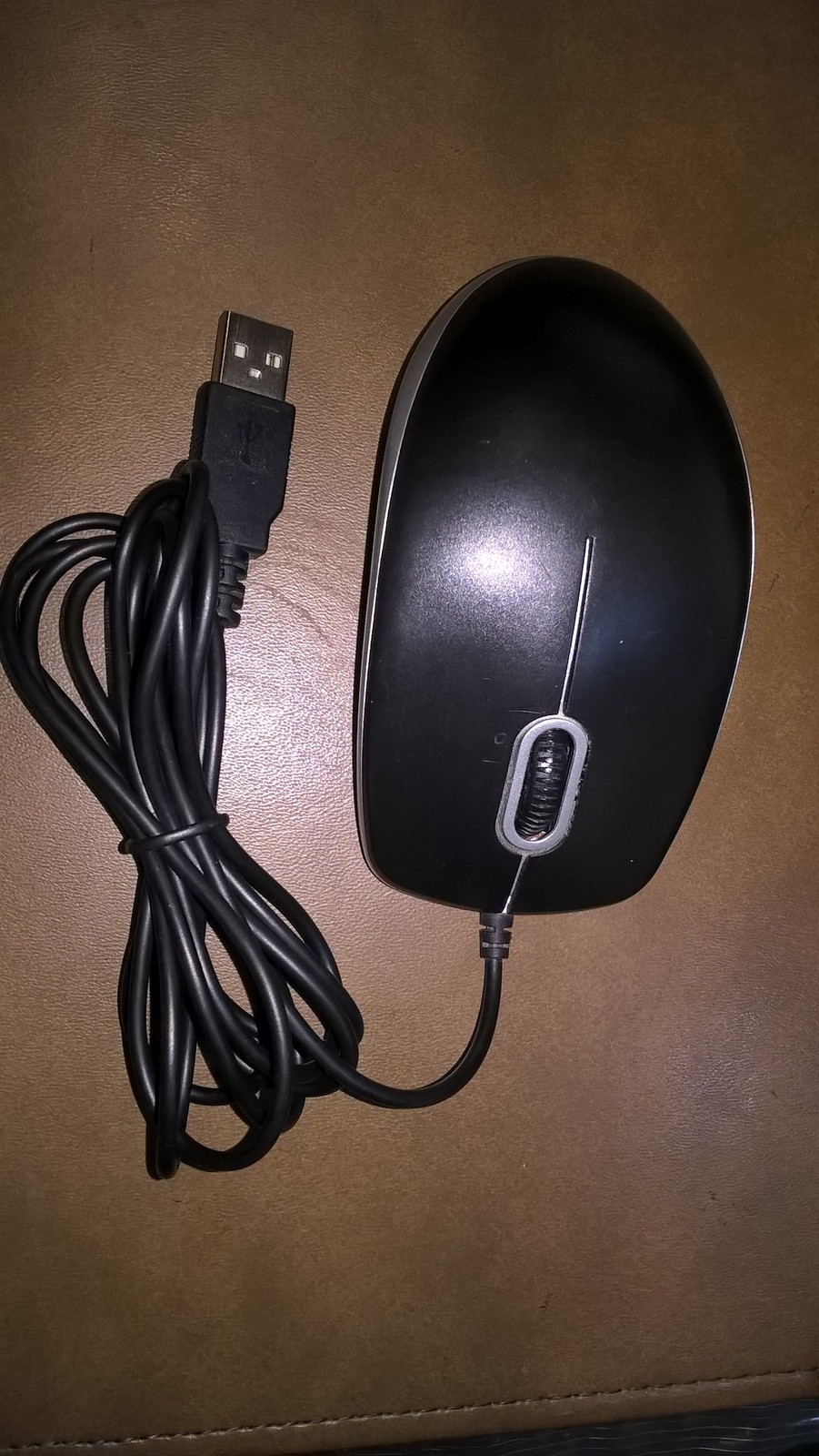iMicro MO-9211U USB Wired Optical Mouse (Black/Silver) - $1.99