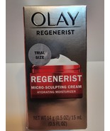 New Olay Regenerist Micro-Sculpting Cream Moisturizer 0.5 FL OZ Trial Si... - £0.78 GBP