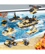 6 in 1 Military Vehicles Building Blocks - £7.85 GBP