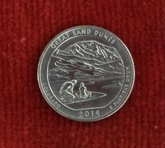 2014 Great Sand Dunes Colorado US Quarter Circulated - $1.49