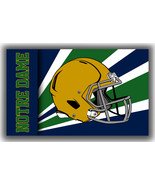 Notre Dame Fighting Irish Football Team Flag 90x150cm 3x5ft Helmet Good ... - €13,07 EUR